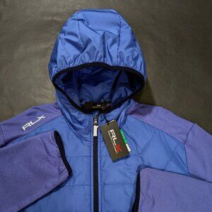 $268 Ralph Lauren Rlx Long Sleeve Golf Hybrid Full-Zip Jacket Hoodie Size 2XL